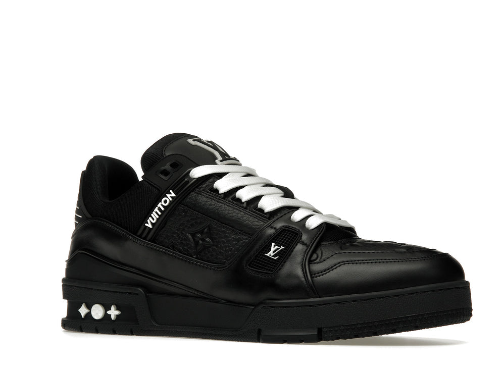 Louis Vuitton Trainer Black Embossed Monogram