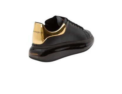 Alexander McQueen Black/Gold Heel